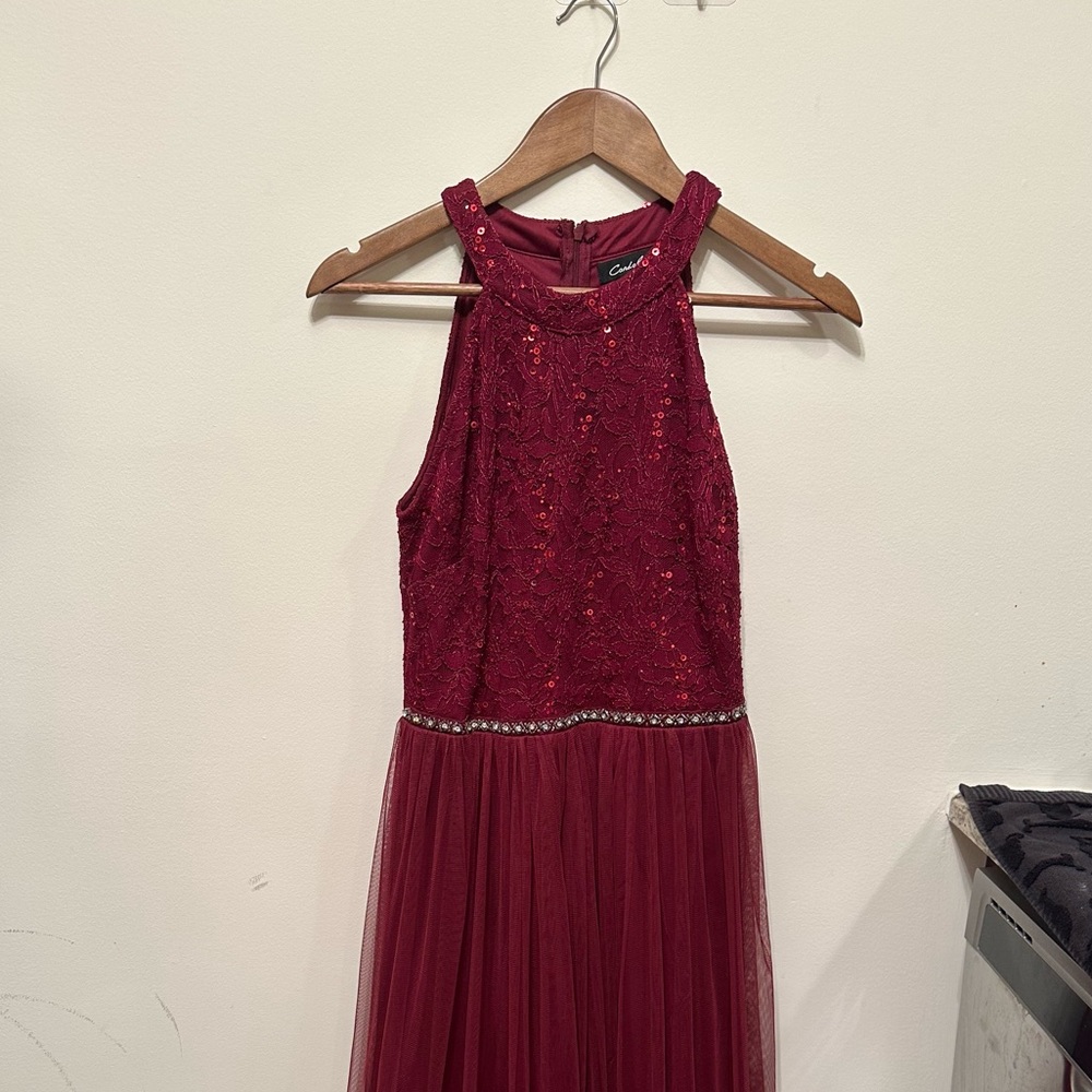 Maroon Gala Dress